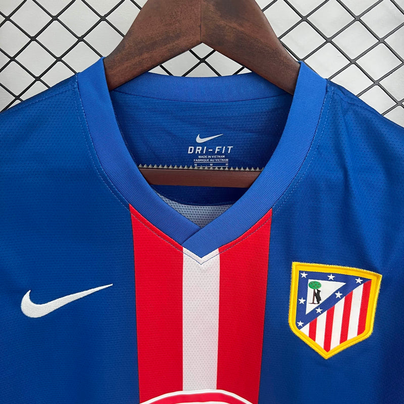 Camisa II Atlético de Madrid Retrô | 10/11 Nike - Azul e Vermelha