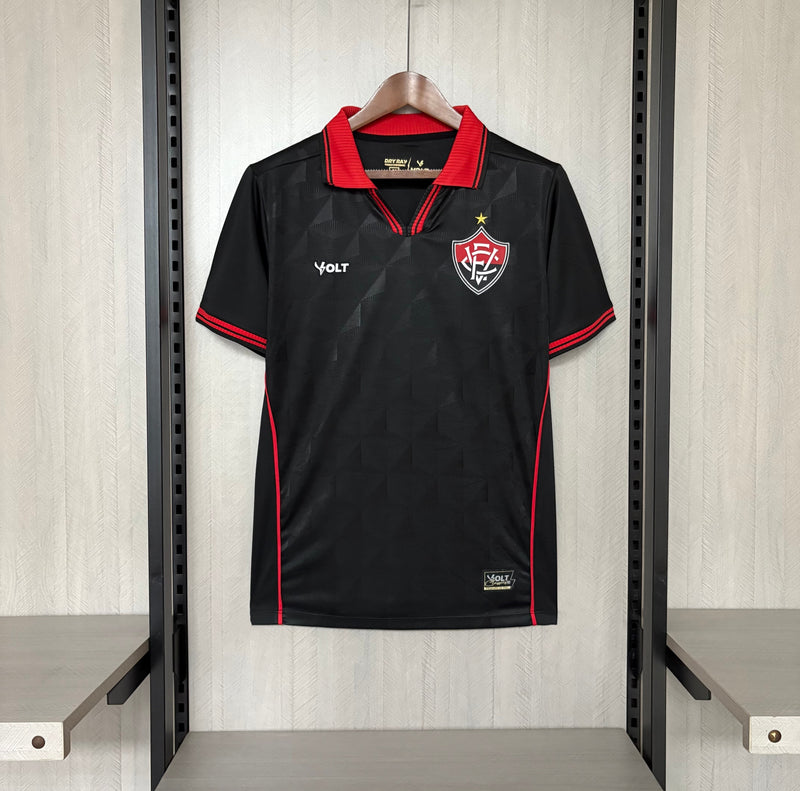Camisa III Vitoria | 25/26 Torcedor Volt - Preta e Vermelha