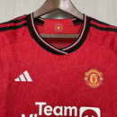 Camisa I Manchester United | 23/24 Torcedor Adidas - Vermelha - Feminina