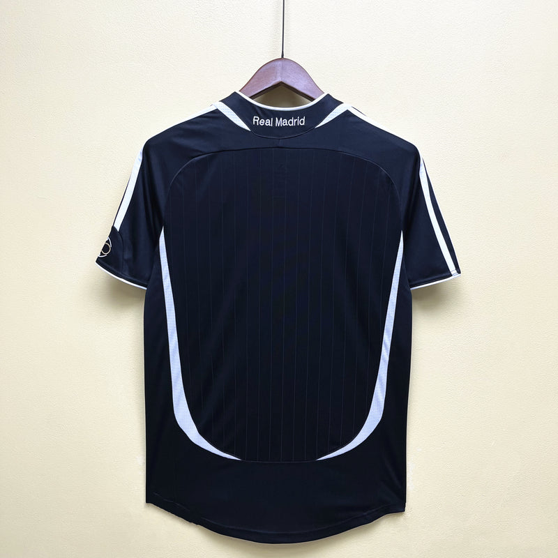 Camisa II Real Madrid Retrô | 06/07 Torcedor Adidas - Preta