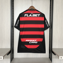 Camisa I Flamengo | 25/26 Torcedor Adidas - Vermelha e Preta (Patrocinios)