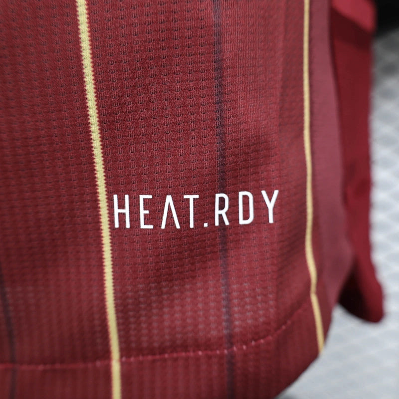 Camisa I Roma | 24/25 Modelo Jogador Adidas - Clarete e Dourado