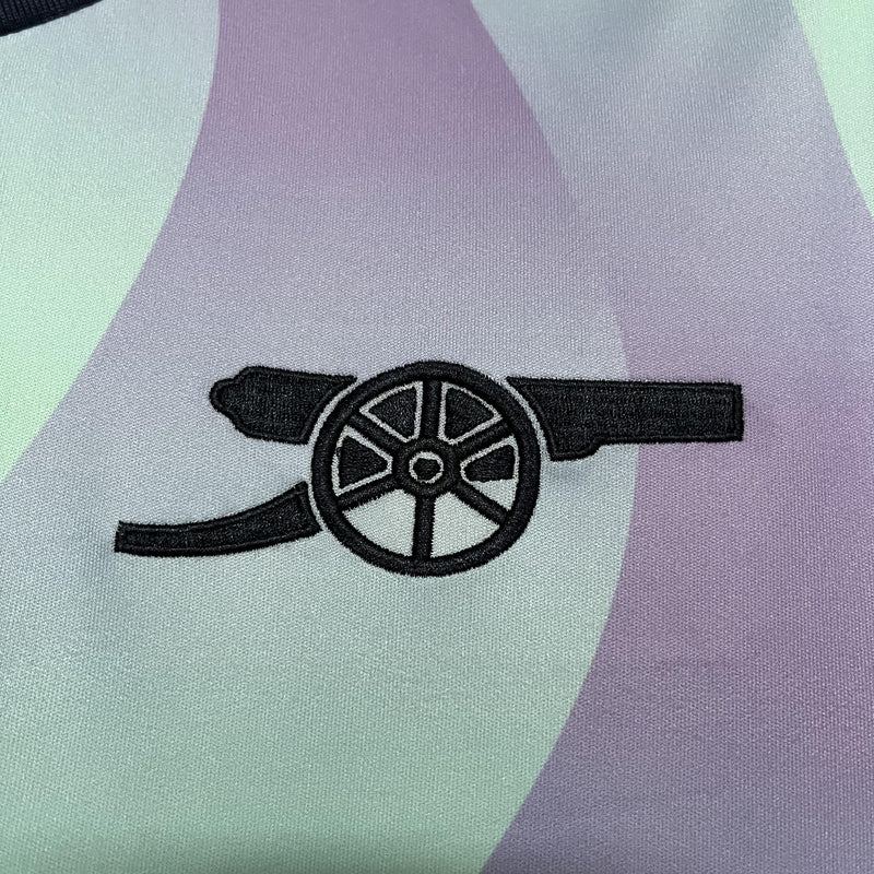 Camisa III Arsenal | 24/25 Torcedor Adidas - Azul e Lilás