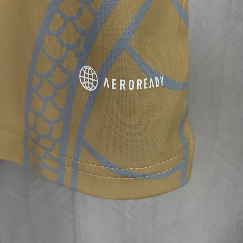 Camisa Chinese Dragon Real Madrid | 23/24 Torcedor Adidas - Dourada
