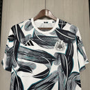 Camisa Pré Jogo Newcastle | 24/25 Torcedor Adidas - Branca e Preta