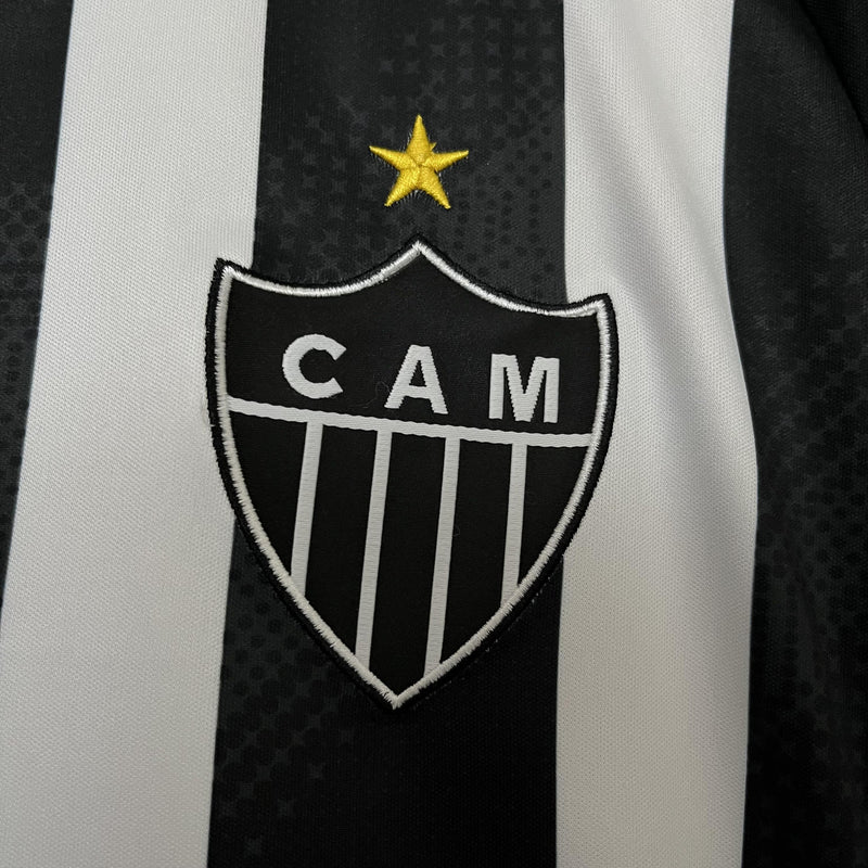 Camisa I Clube Atlético Mineiro | 24/25 Torcedor Adidas - Branca e Preta - Feminina