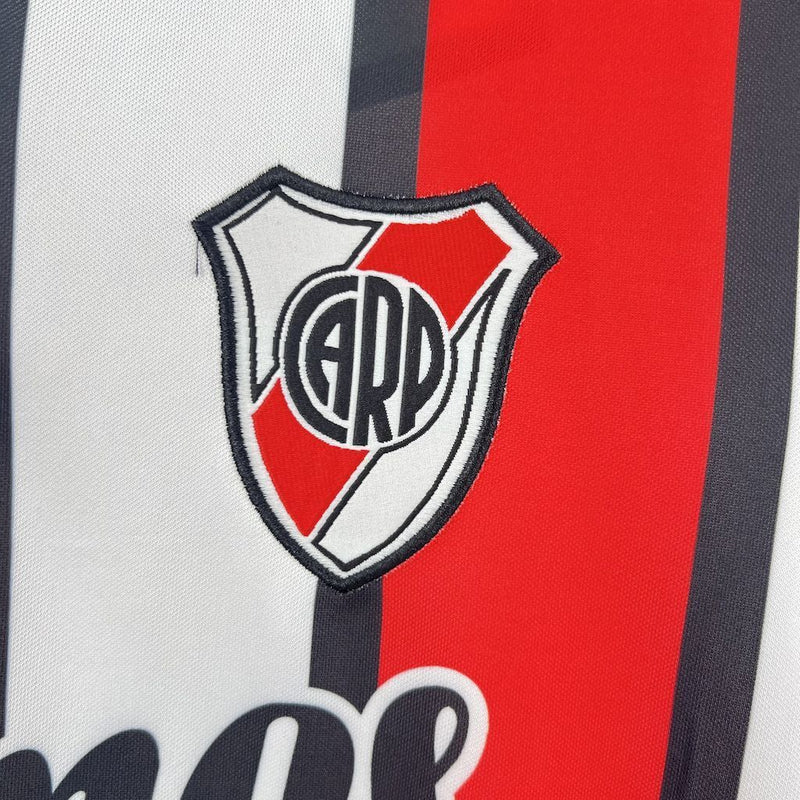 Camisa III River Plate Retrô | 99/90 Adidas - Vermelha Preta e Branca