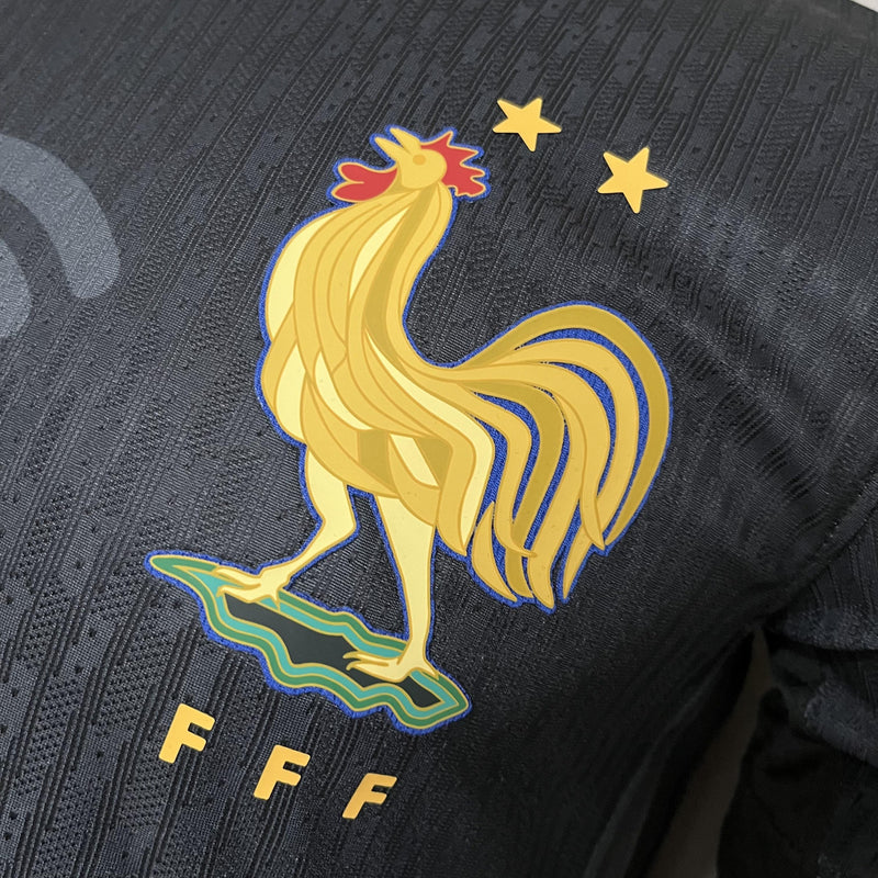 Camisa França x Balenciaga | 24/25 Modelo Jogador Jordan - Preta