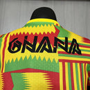 Camisa Pré Jogo Gana | 23/24 Modelo Jogador Puma - Amarela Verde e Vermelha