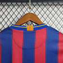 Camisa I Barcelona Retrô | 09/10 Nike - Vermelha e Azul