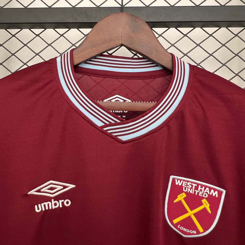 Camisa I West Ham | 25/26 Torcedor Umbro - Vinho