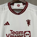 Camisa III Manchester United | 23/24 Torcedor Adidas - Branca - Feminina