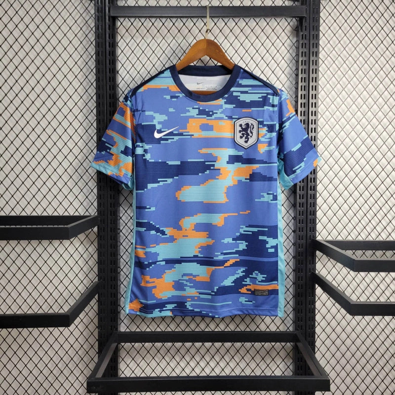 Camisa de Treino Holanda | 2024 Torcedor Nike - Azul
