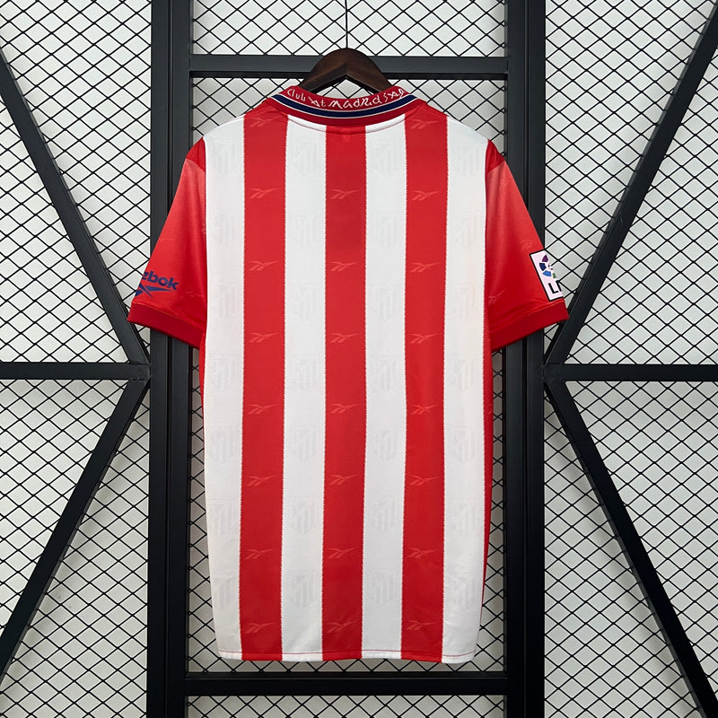 Camisa I Atlético de Madrid Retrô | 98/99 Reebok - Vermelha e Branca