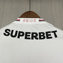 Camisa I São Paulo | 25/26 Torcedor New Balance - Feminina - Branca