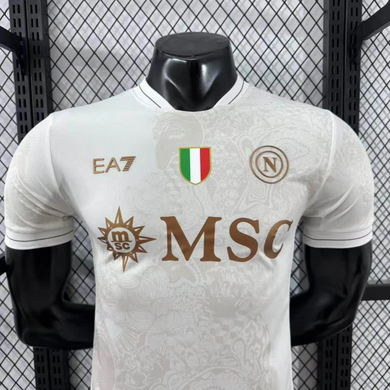 Camisa II Napoli | 25/26 Modelo Jogador EA7 - Branca