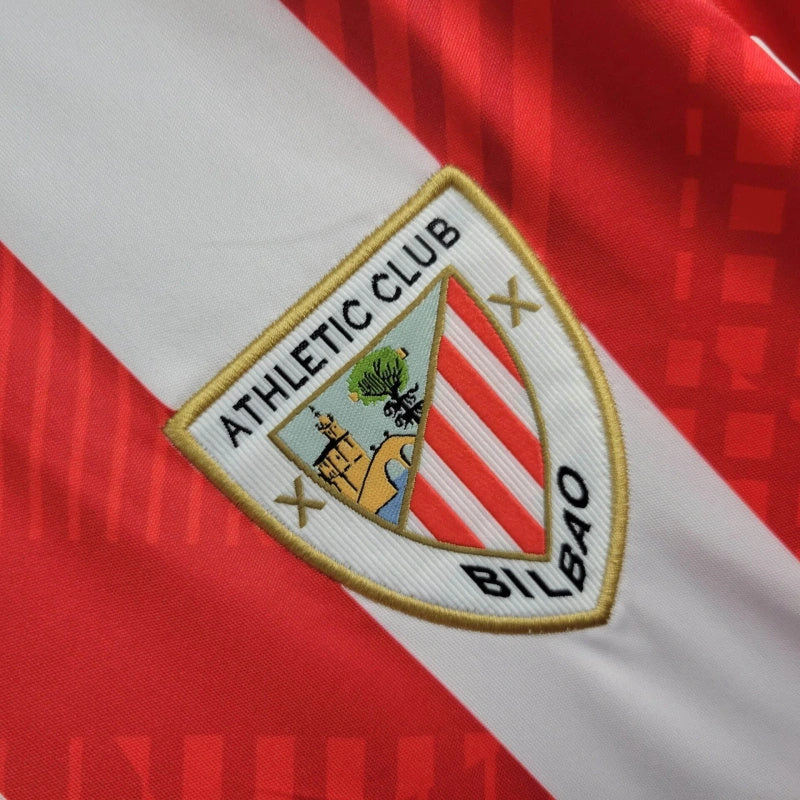Camisa I Athletic Bilbao | 24/25 Torcedor Castore - Vermelha e Branca