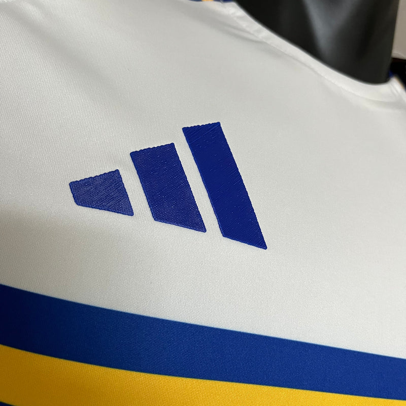 Camisa II Boca Juniors | 24/25 Modelo Jogador Adidas - Branca Azul e Amarela