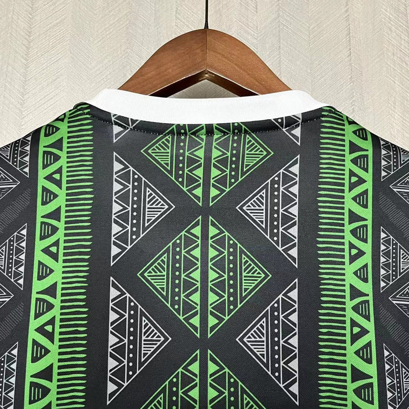 Camisa Edição Especial Nigéria | 23/24 Torcedor Nike - Preta e Verde