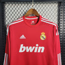 Camisa III Real Madrid Retrô | 11/12 Adidas - Vermelha - Manga Longa