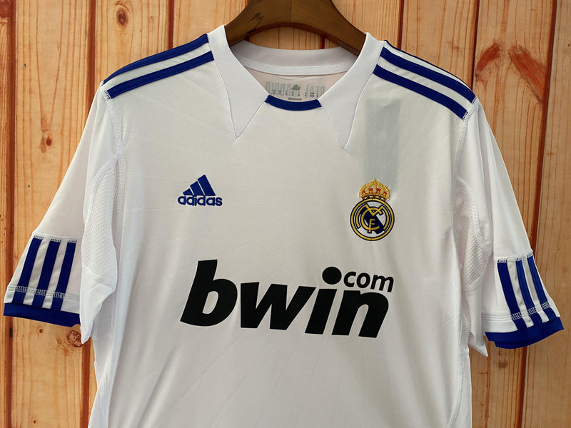 Camisa I Real Madrid Retrô | 10/11 Torcedor Adidas - Branca
