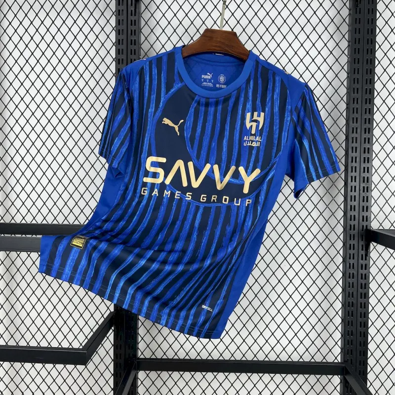 Camisa I Al-Hilal | 25/26 Torcedor Puma - Azul e Dourada