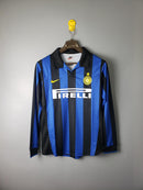 Camisa I Inter de Milão Retrô | 98/99 Nike - Azul e Preta - Manga Longa
