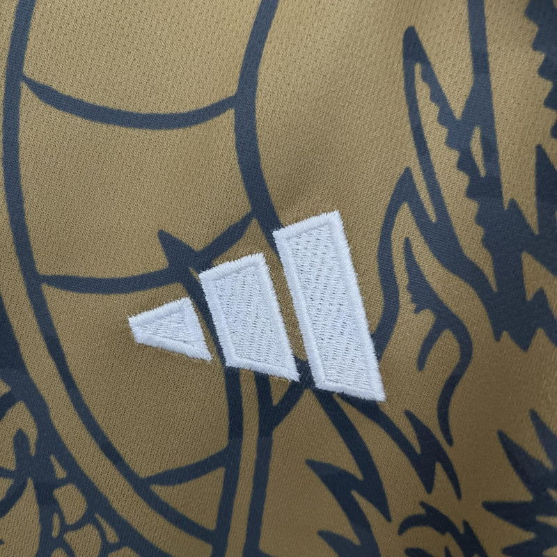 Camisa Chinese Dragon Real Madrid | 23/24 Torcedor Adidas - Dourada