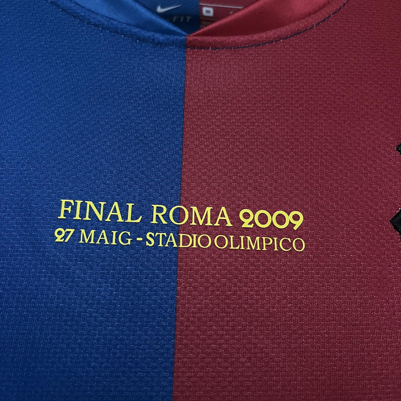 Camisa I Barcelona Retrô | 08/09 Nike - Vermelha e Azul
