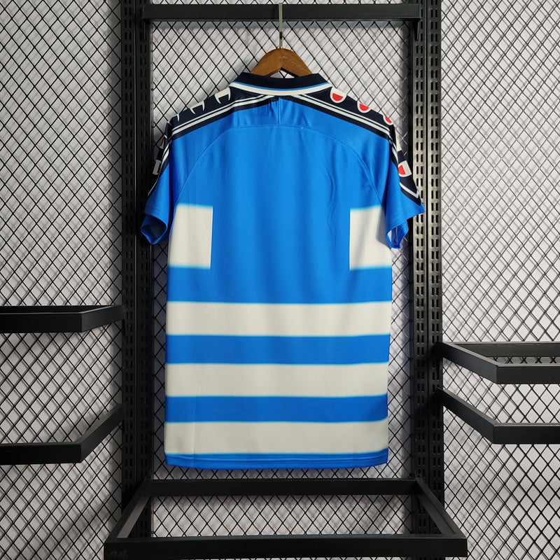 Camisa Goleiro Parma Retrô | 99/00 Champion - Azul e Branca