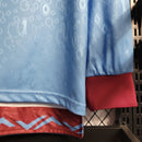 Camisa II West Ham Retrô | 95/97 Pony - Azul e Vermelha - Manga Longa