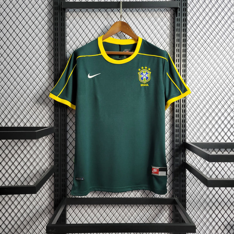 Camisa Goleiro Brasil Retrô | 1998 Nike - Verde