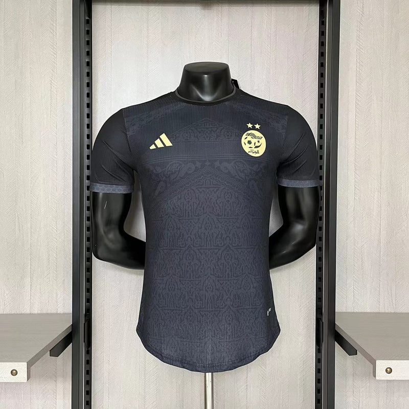 Camisa Edição Especial Argélia | 23/24 Modelo Jogador Adidas - Preta