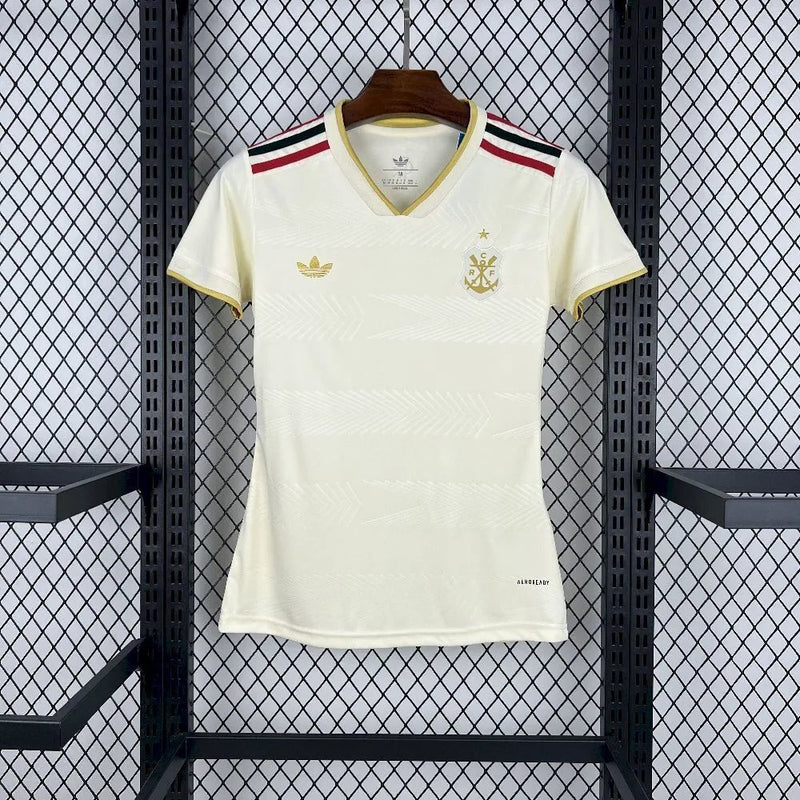 Camisa III Flamengo | 25/26 Torcedor Adidas - Off White - Feminina