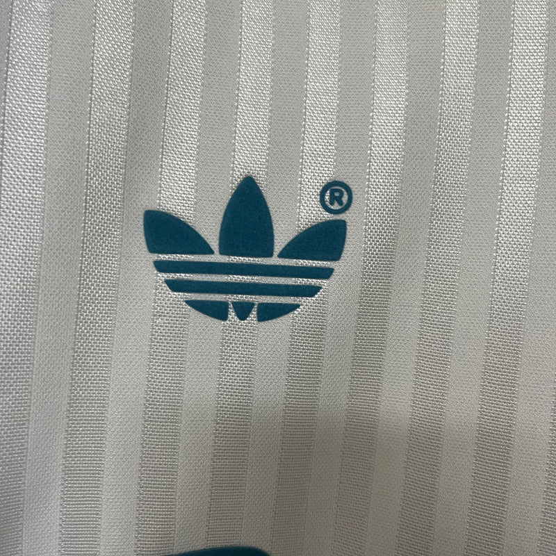 Camisa I Olympique de Marseille Retrô | 1990 Torcedor Adidas- Branca e Azul