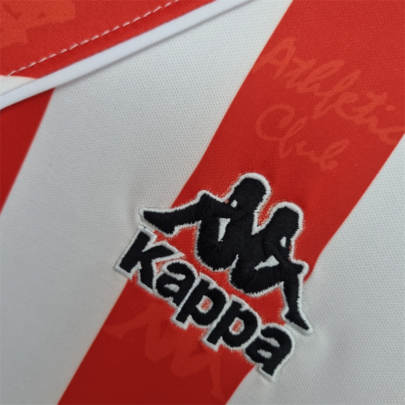 Camisa I Athletic Bilbao Retrô | 95/97 Kappa - Vermelha e Branca