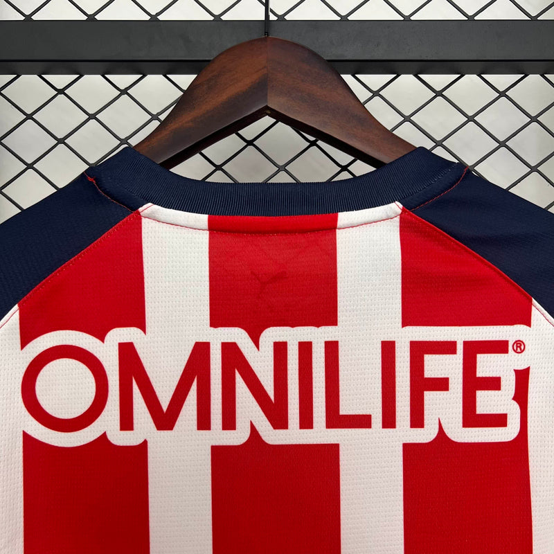 Camisa I Chivas Guadalajara | 25/26 Torcedor Puma - Vermelha e Branca
