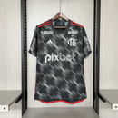 Camisa III Flamengo | 24/25 Torcedor Adidas - Preta e Branca (Patrocinios)