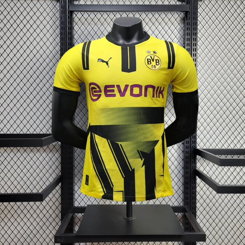 Camisa Copa Borussia Dortmund | 24/25 Modelo Jogador Puma - Amarela e Preta