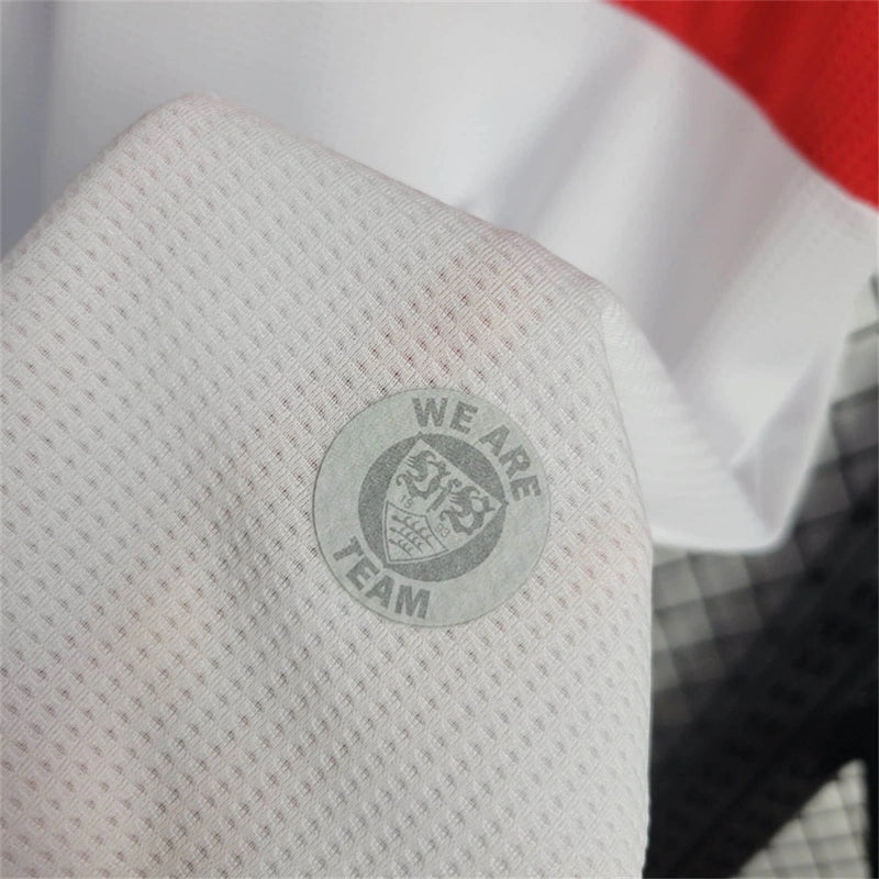 Camisa I Stuttgart | 24/25 Torcedor Jako - Branca e Vermelha