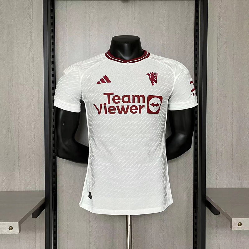 Camisa III Manchester United | 23/24 Modelo Jogador Adidas - Branca