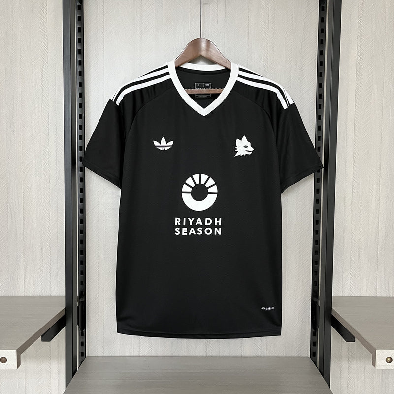 Camisa de Goleiro Roma | 24/25 Torcedor Adidas - Preta