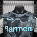 Camisa III Bayer Leverkusen | 24/25 Modelo Jogador Castore - Preta e Cinza