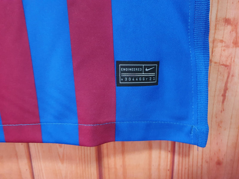 Camisa I Barcelona | 21/22 Torcedor Nike - Azul e Vermelha