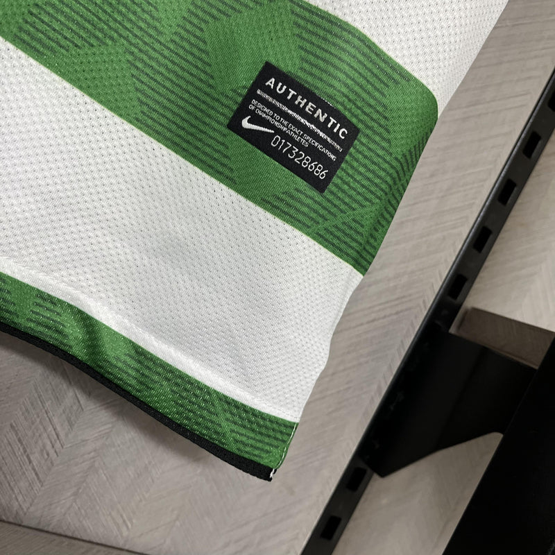 Camisa I Celtic Retrô | 10/12 Torcedor Nike - Branca e Verde