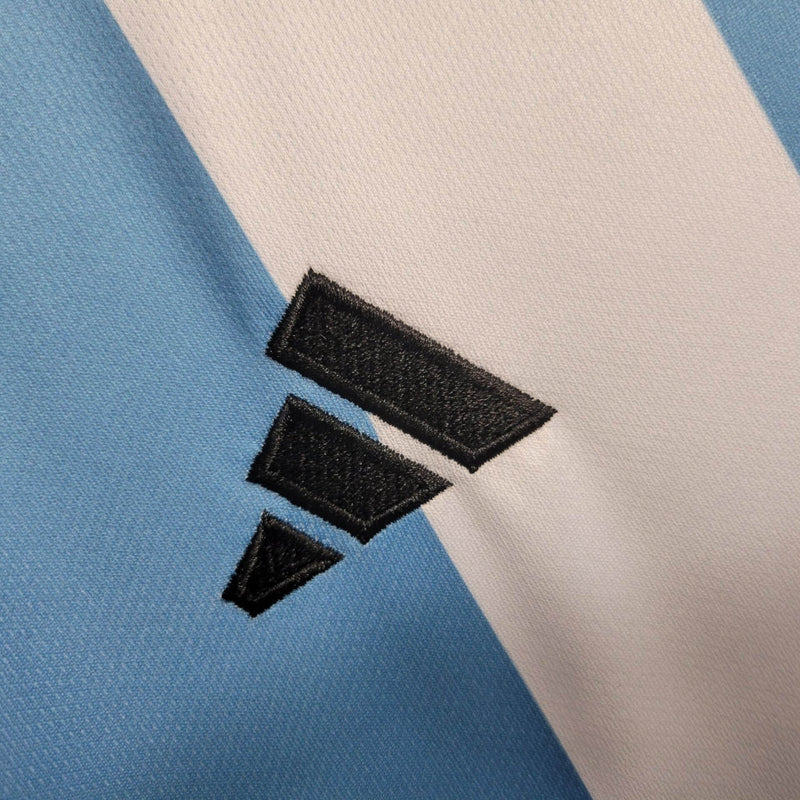 Camisa I Argentina | 2022 Torcedor Adidas - Azul e Branca - Manga Longa
