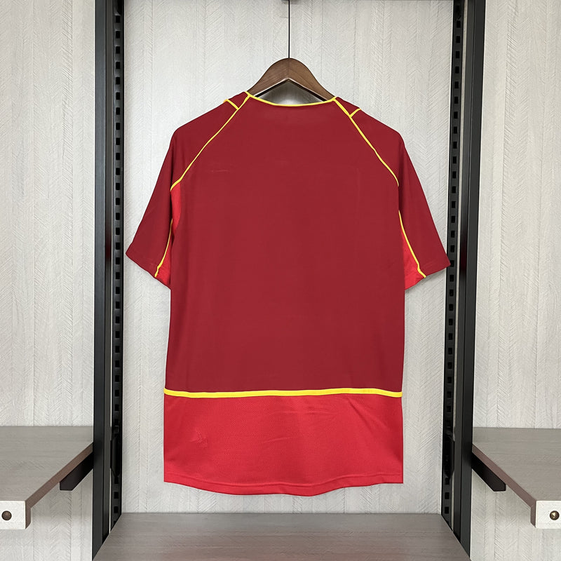Camisa I Portugal Retrô | 2002 Torcedor Nike - Vermelha
