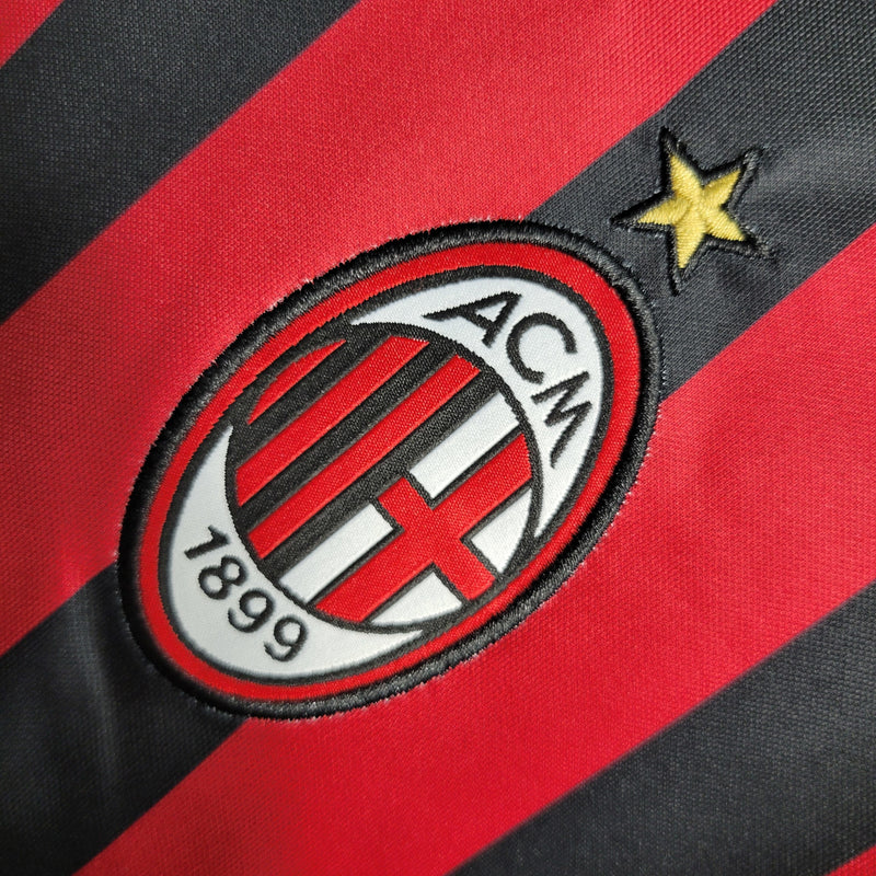 Camisa I Milan Retrô | 16/17 Adidas - Vermelha e Preta