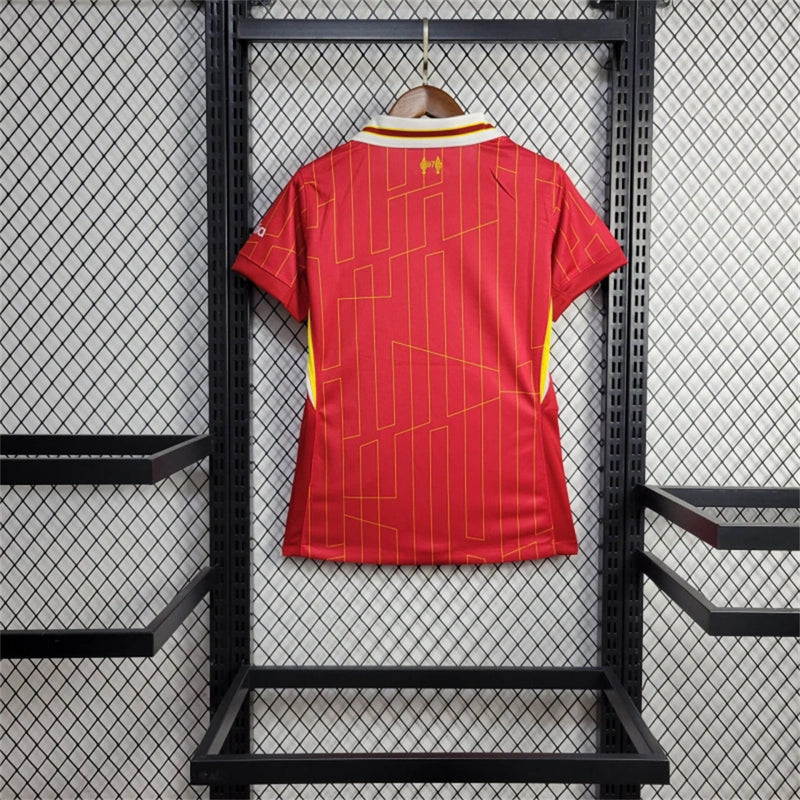 Camisa I Liverpool | 24/25 Torcedor Adidas - Vermelha - Feminina