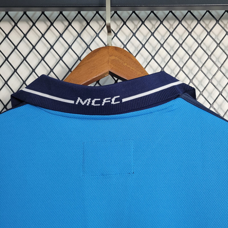 Camisa I Manchester City Retrô | 01/02 Le Coq Sportif - Azul